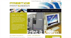 Desktop Screenshot of prestigeprintanddesign.com